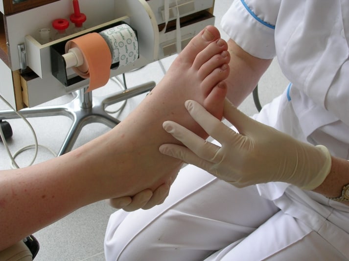 photo of foot treatment